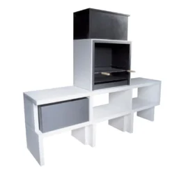Barbecue Design En Béton LIV05 -Jardelix Soldes Magasin barbecue beton modulable liv05 1 1