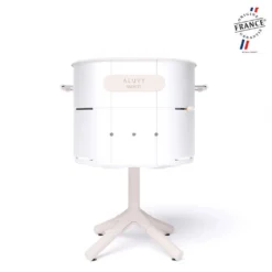 Barbecue Au Charbon De Bois En Fonte D’aluminium - Marcel -Jardelix Soldes Magasin barbecue charbon de bois blanc