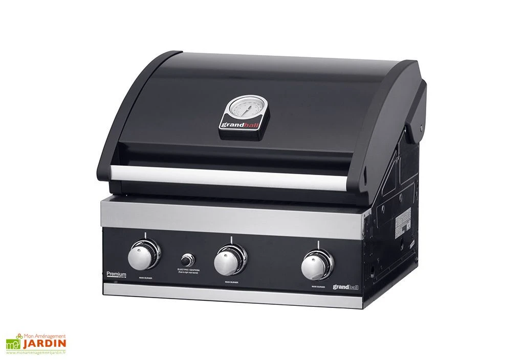 Barbecue Gaz Encastrable Acier Noir Premium G3 Built-In 3 Barbecue Gaz Encastrable Acier Noir Premium G3 Built-In