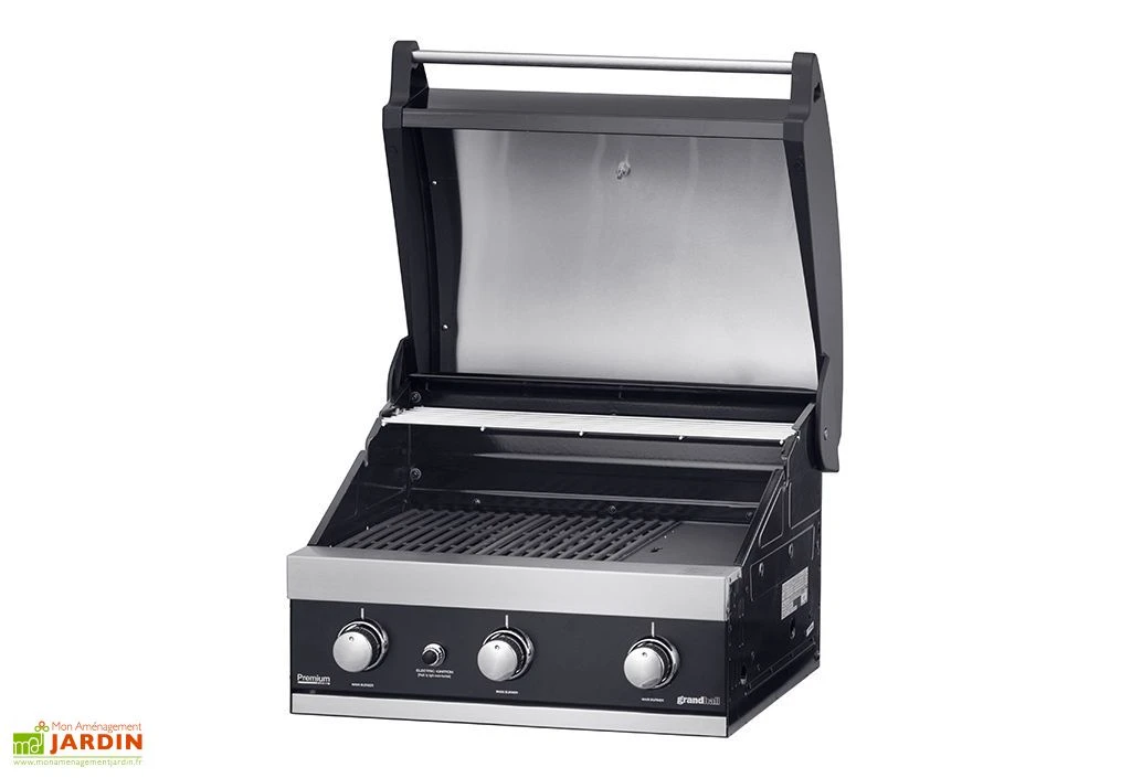 Barbecue Gaz Encastrable Acier Noir Premium G3 Built-In 4 Barbecue Gaz Encastrable Acier Noir Premium G3 Built-In – Image 2