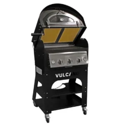 Four Multifonction Barbecue Gaz 5 Brûleurs - Vulcano 3 Premium -Jardelix Soldes Magasin barbecue gaz vulcano 3 premium convertible four exterieur