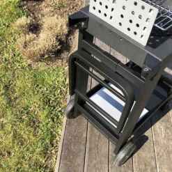 Barbecue à Charbon De Bois En Acier Surface 57 X 30 Cm – Easy 60 -Jardelix Soldes Magasin barbecue rectangle easy 60 3