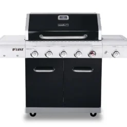 Barbecue Au Gaz En Acier Inoxydable De Luxe – 5 Brûleurs Et 1 Brûleur Latéral