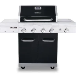 Barbecue Au Gaz En Acier Inoxydable De Luxe – 4 Brûleurs Et 1 Brûleur Latéral