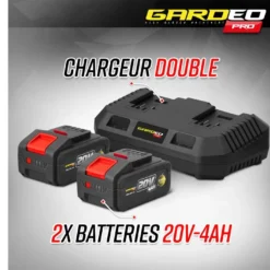 Balayeuse électrique Sans Fil Pour Gazon Synthétique 2 X 20 V 10 Balayeuse électrique Sans Fil Pour Gazon Synthétique 2 X 20 V -Jardelix Soldes Magasin batteries chargeur 2x20v balayeuse gazon synthetique
