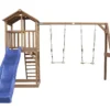 Axi Aire De Jeux En Bois : Toboggan Et Portique 2 Balançoires Beach Tower -Jardelix Soldes Magasin beach tower double swing 1