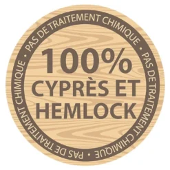 Axi Maisonnette Pour Enfant En Bois De Hemlock Lisa -Jardelix Soldes Magasin bois hemlock cypre s naturels imputrescibles 11