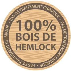 Axi Maisonnette Pour Enfant En Bois De Hemlock Noa -Jardelix Soldes Magasin bois hemlock naturel imputrescible