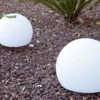 Boule Lumineuse Blanche Autonome 40x32cm (l,h) -Jardelix Soldes Magasin boule lumineuse blanche autonome 1