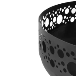 Braséro En Acier Décoré Boston – 80 Cm 8 Braséro En Acier Décoré Boston – 80 Cm -Jardelix Soldes Magasin braseo acier decore boston 80 cm 2