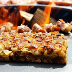 Braséro Barbecue En Acier Et Inox Ø102 Cm H84 Cm – Nero L84 -Jardelix Soldes Magasin brasero acier barbecue grille cuisson remundi nero l