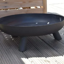 Braséro En Acier Ø59 X H.20cm - Junto 5 Braséro En Acier Ø59 X H.20cm - Junto -Jardelix Soldes Magasin brasero acier junto 2