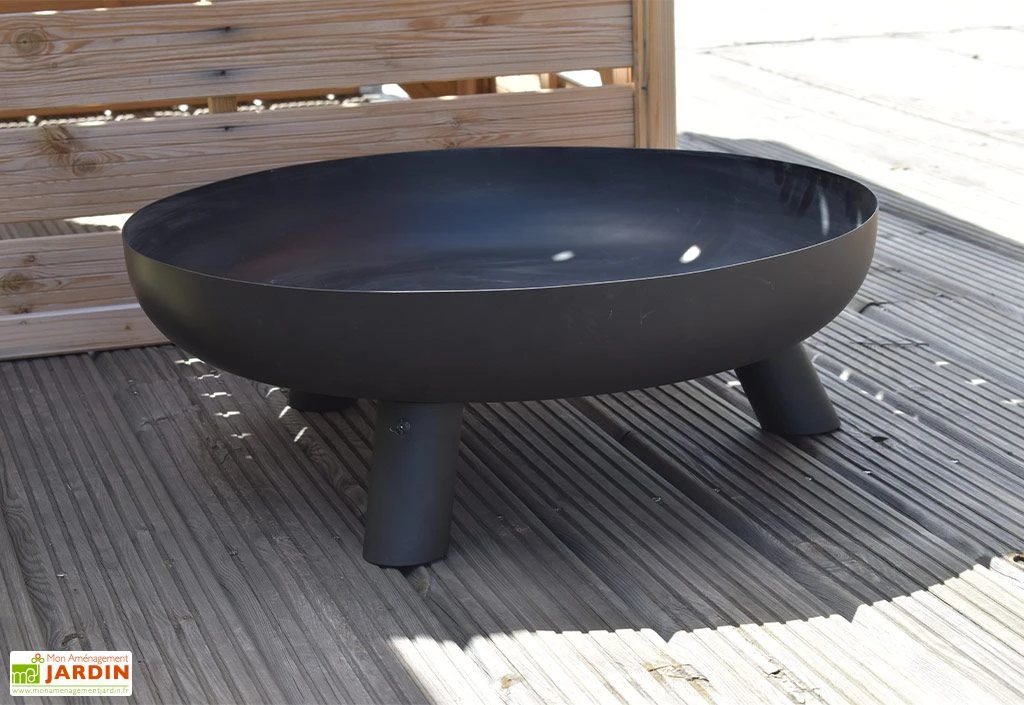 Braséro En Acier Ø59 X H.20cm - Junto 4 Braséro En Acier Ø59 X H.20cm - Junto – Image 2