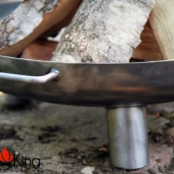 Braséro En Acier Bali + Grille De Cuisson (plusieurs Dimensions) 12 Braséro En Acier Bali + Grille De Cuisson (plusieurs Dimensions) -Jardelix Soldes Magasin brasero acier noir brut bali grille cuisson 2 1