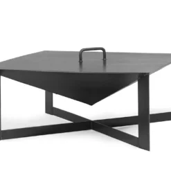 Braséro En Acier Cuba + Couvercle