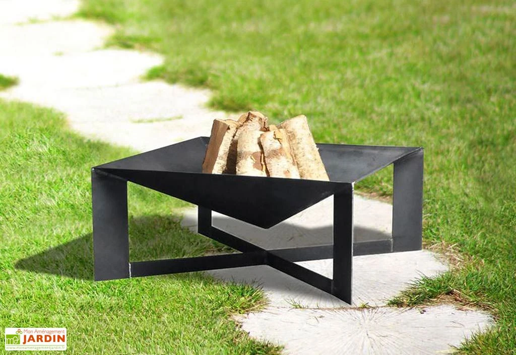 Braséro En Acier Cuba + Couvercle 5 Braséro En Acier Cuba + Couvercle – Image 3