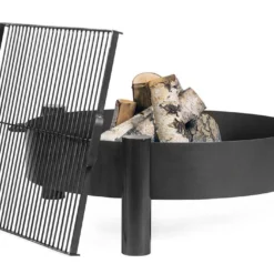 Braséro En Acier Haiti + Grille De Cuisson (plusieurs Dimensions)