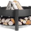 Braséro En Acier Montana (plusieurs Dimensions) -Jardelix Soldes Magasin brasero acier noir brut montana