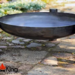 Braséro En Acier Palma + Grille De Cuisson (plusieurs Dimensions) -Jardelix Soldes Magasin brasero acier noir brut palma grille cuisson 3