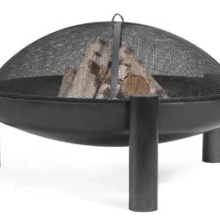 Braséro En Acier Palma + Pare Etincelles (plusieurs Dimensions) 9 Braséro En Acier Palma + Pare Etincelles (plusieurs Dimensions) -Jardelix Soldes Magasin brasero acier noir brut palma pare etincelles 1