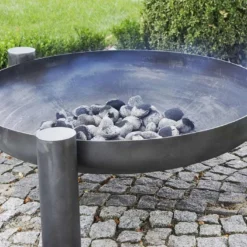 Braséro En Acier Palma + Pare Etincelles (plusieurs Dimensions) 12 Braséro En Acier Palma + Pare Etincelles (plusieurs Dimensions) -Jardelix Soldes Magasin brasero acier noir brut palma pare etincelles 6