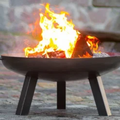 Braséro En Acier Polo + Grille De Cuisson (plusieurs Dimensions) 10 Braséro En Acier Polo + Grille De Cuisson (plusieurs Dimensions) -Jardelix Soldes Magasin brasero acier noir brut polo grille cuisson 4