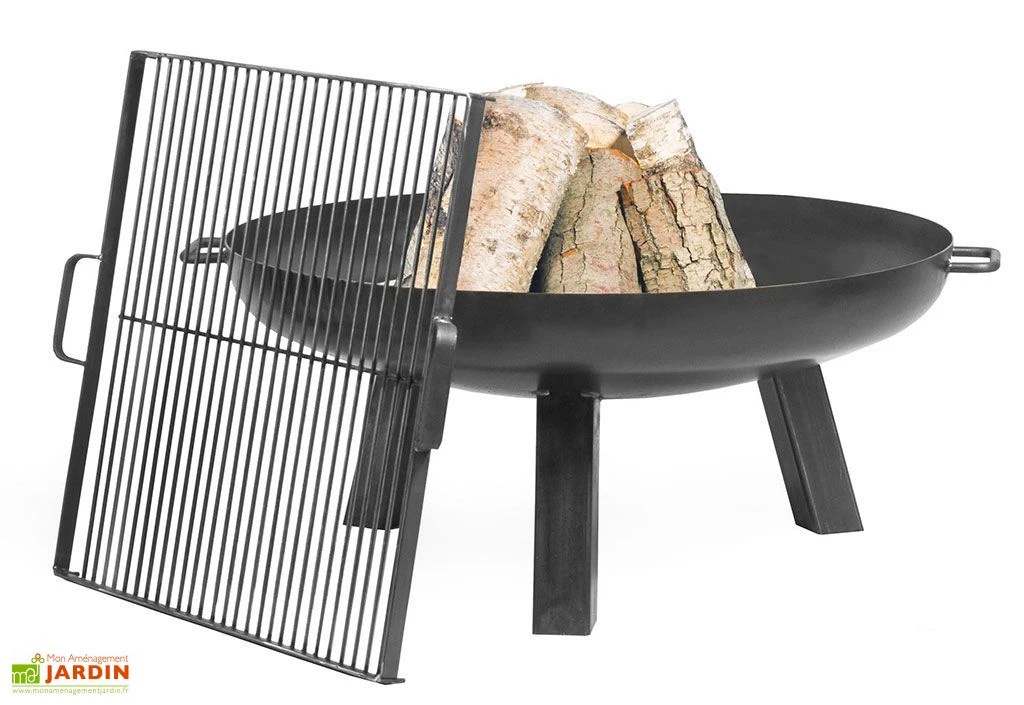 Braséro En Acier Polo + Grille De Cuisson (plusieurs Dimensions) 3 Braséro En Acier Polo + Grille De Cuisson (plusieurs Dimensions)