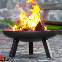 Braséro En Acier Polo + Pare Etincelles (plusieurs Dimensions) -Jardelix Soldes Magasin brasero acier noir brut polo pare etincelles 3