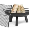 Braséro En Acier Porto + Grille De Cuisson (plusieurs Dimensions) -Jardelix Soldes Magasin brasero acier noir brut porto grille cuisson 1 1