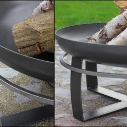 Braséro En Acier Viking (plusieurs Dimensions) -Jardelix Soldes Magasin brasero acier noir brut viking 5