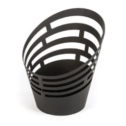 Braséro De Jardin Scilla En Acier Noir (pls Dim.) -Jardelix Soldes Magasin brasero acier noir scilla huugy 3