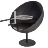 Braséro Barbecue En Acier Lune 100 Cm + Grille De Cuisson