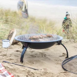 Barbecue Braséro Transportable -Jardelix Soldes Magasin brasero barbecue transportable acier