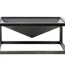 Braséro Design En Acier Brut Pan 9 -Jardelix Soldes Magasin brasero design acier