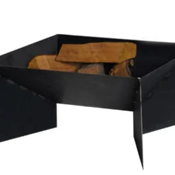 Braséro En Acier Pan 2 Noir Laqué (plusieurs Dimensions)