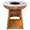 Brasero Plancha En Acier Oxydé Zelos -Jardelix Soldes Magasin brasero plancha acier oxyde zelos