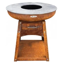 Brasero Plancha En Acier Oxydé Zelos