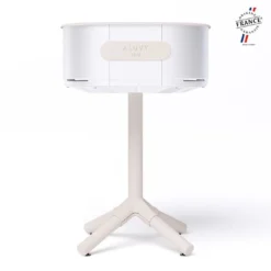 Braséro Sur Pieds En Fonte D’aluminium - Sam -Jardelix Soldes Magasin brasero plancha aluminium blanc