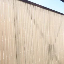 Brise-Vue En PVC Canisse Rouleau 3 X 1 M – Pls Coloris -Jardelix Soldes Magasin brise vue pvc blanc detail pose garde corps