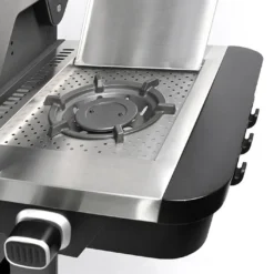 Barbecue Au Gaz En Inox Byron 5T – 180 X 61 X 117 Cm -Jardelix Soldes Magasin bruleur barbecue gaz inox byron 5t