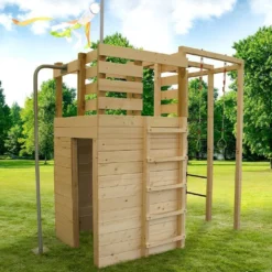 Aire De Jeux En Bois Soulet Tour D’escalade – Cross Fit -Jardelix Soldes Magasin cabane bois cross fit escalade soulet