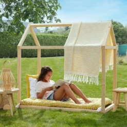 Cabane Enfant En Bois D’activité Libre Soulet – Discover -Jardelix Soldes Magasin cabane bois enfant activite libre soulet discover