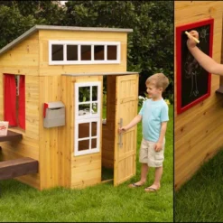 KidKraft Maison Enfant Bois + Table Pique Nique