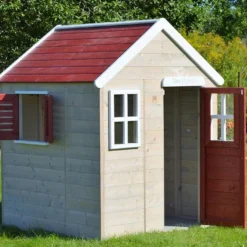 Maisonnette Pour Enfant En Bois Non Traité Gecko -Jardelix Soldes Magasin cabane enfant bois gecko