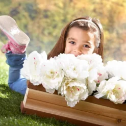 Axi Maison Enfant Bois Iris + Accessoires Offerts -Jardelix Soldes Magasin cabane enfant bois iris bac fleur boite lettres offerts 3