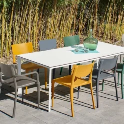 Chaise De Jardin Empilable En Polypropylène Renforcé – Town -Jardelix Soldes Magasin chaise empilable polypropyle ne 07