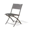Chaise De Jardin Textilène Pliante Noire -Jardelix Soldes Magasin chaise jardin pliante noire textilene alu