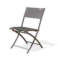 Chaise De Jardin Textilène Pliante Noire