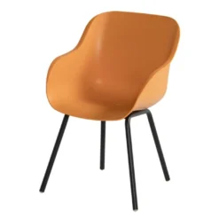 Chaise De Jardin Résine Et Aluminium Sophie Rondo Elegance (lot De 2) -Jardelix Soldes Magasin chaise jardin resine hartman orange