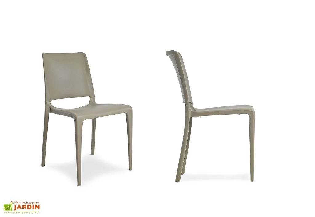 Chaise De Jardin Empilable En Polypropylène Renforcé – Hall 5 Chaise De Jardin Empilable En Polypropylène Renforcé – Hall – Image 3